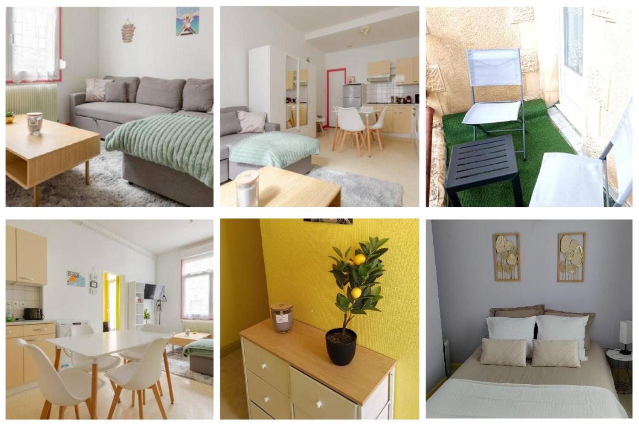 ++++ Central Charmant 70M2 Avec Balcon, Mer A 200 M Et Rue Pietonne A 300 M ++++ Berck Luaran gambar